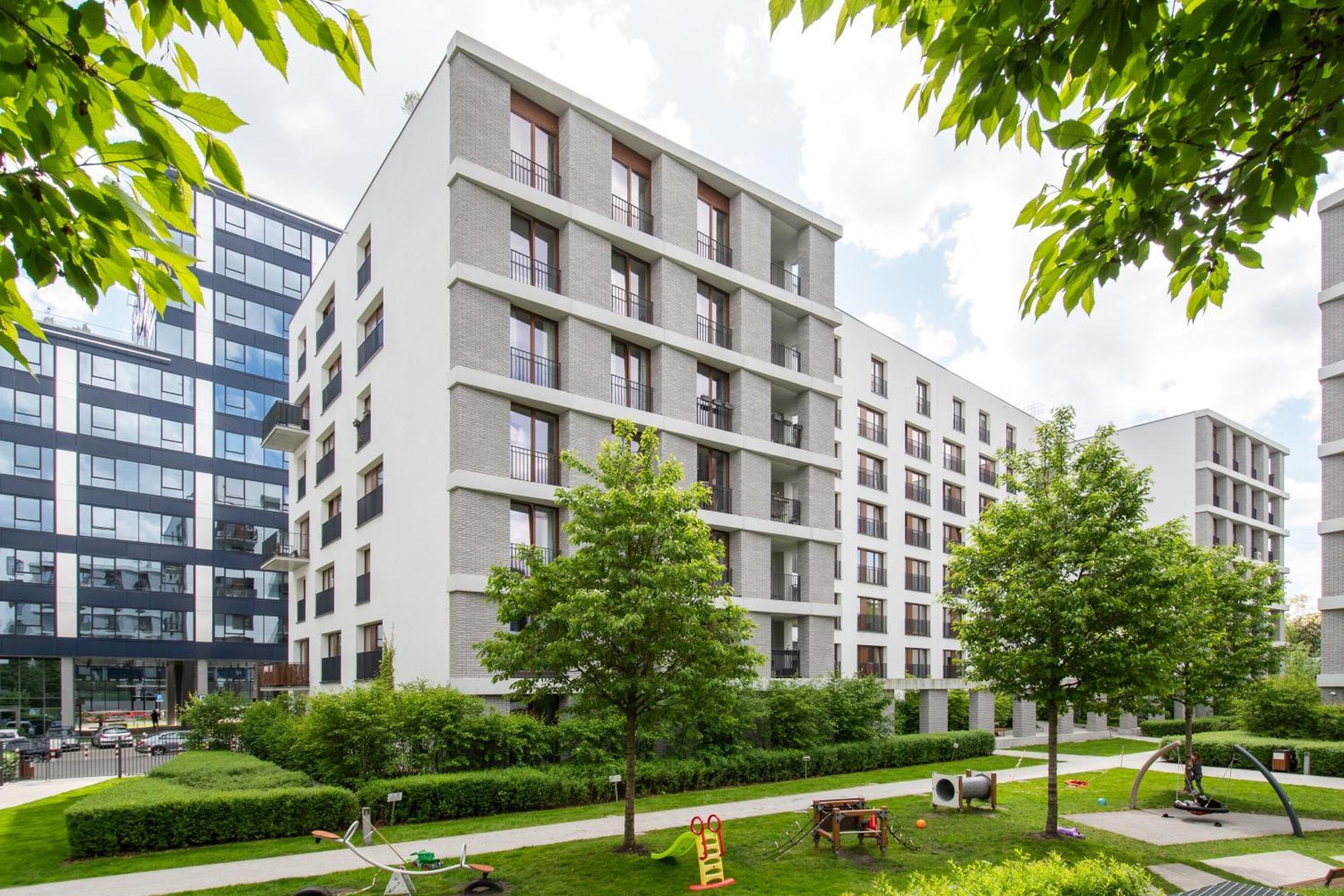 Moko City Apartments Warschau Kamer foto